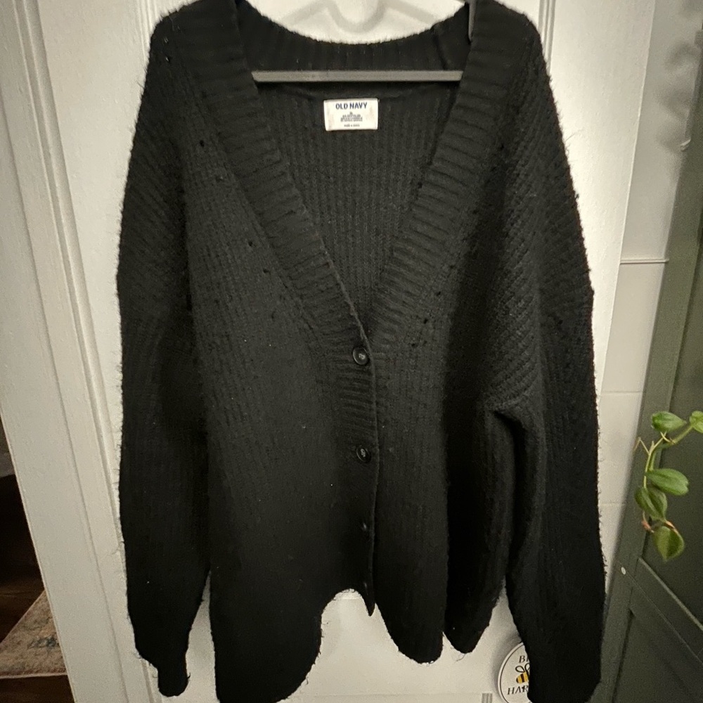 Old Navy Women's Classic Black Cardigan